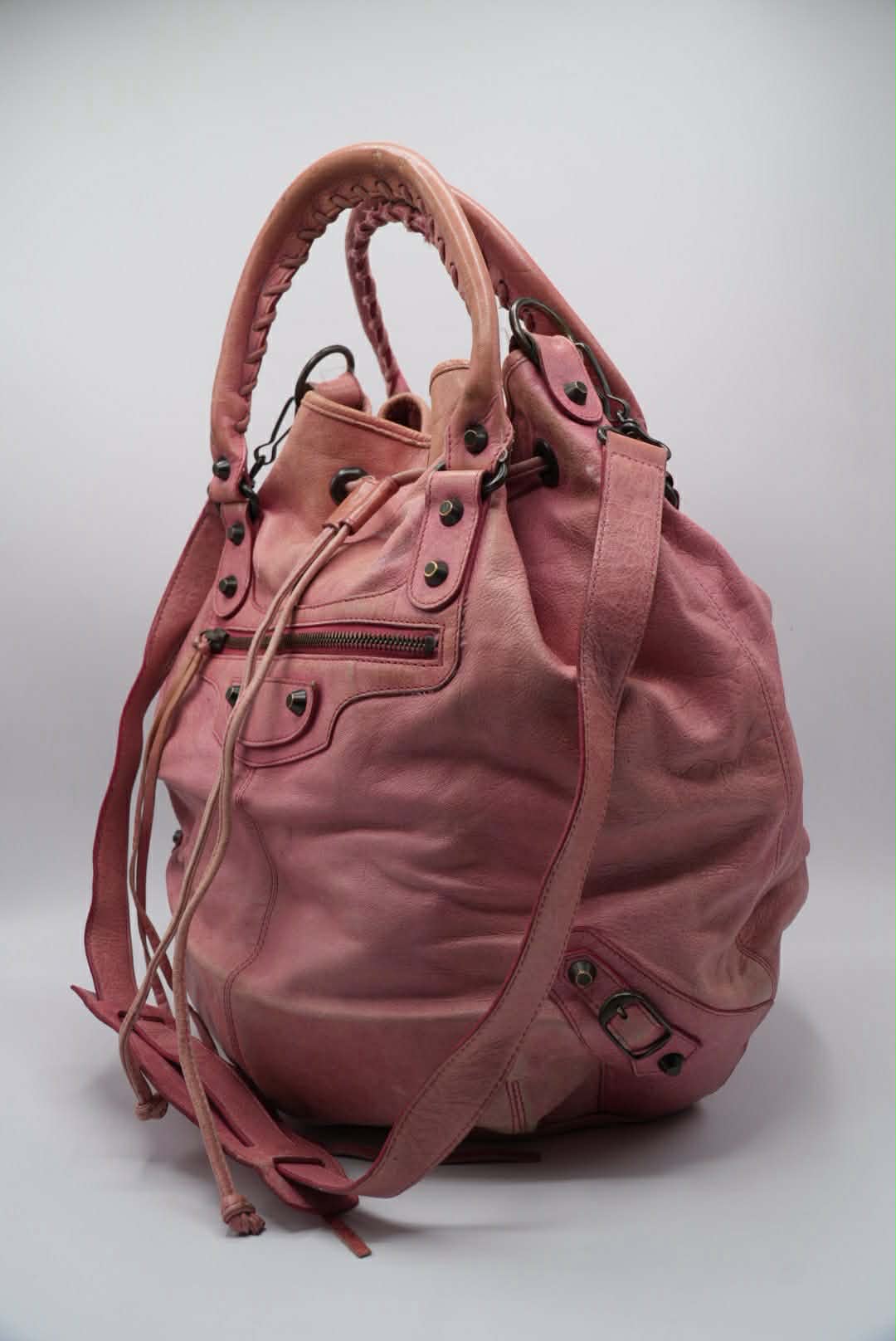 Balenciaga Pink Pompon Bag