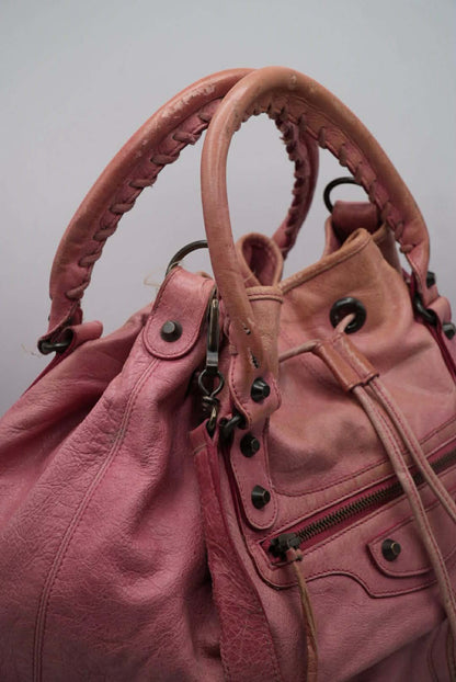 Balenciaga Pink Pompon Bag