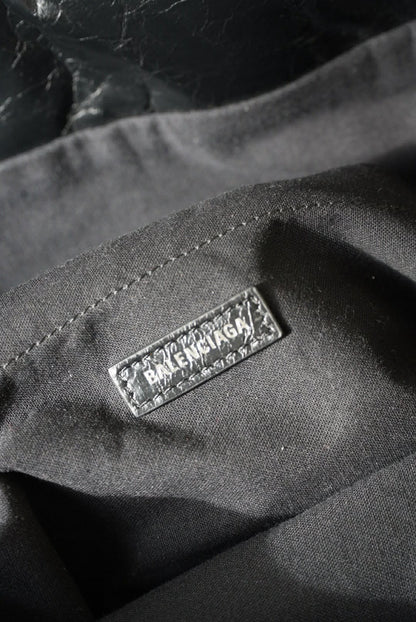 Balenciaga Creased Leather Monaco Chain-Strap Shoulder Bag