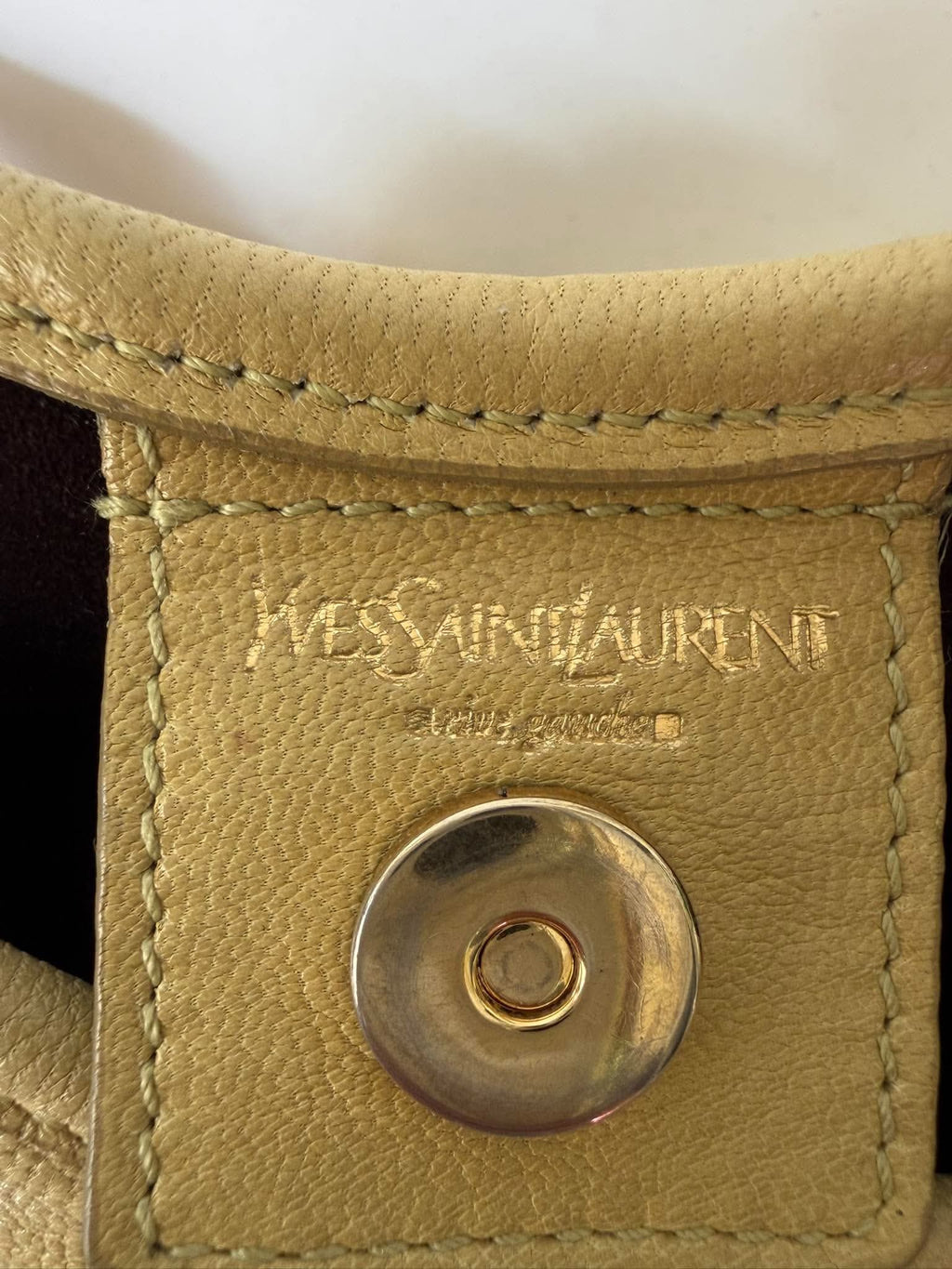 Yves Saint Laurent St. Tropez Mombasa Ruffled Bag
