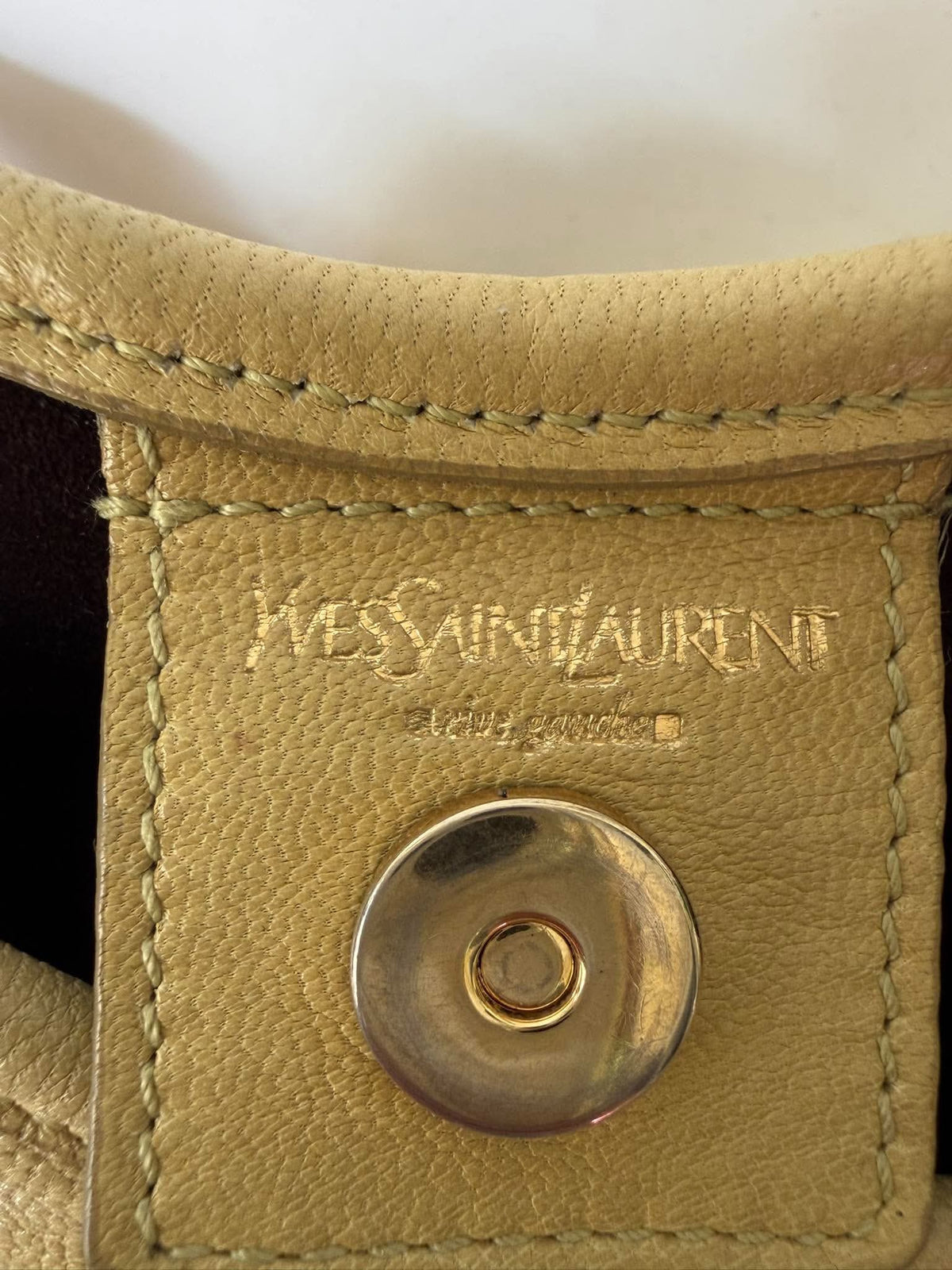 Yves Saint Laurent St. Tropez Mombasa Ruffled Bag