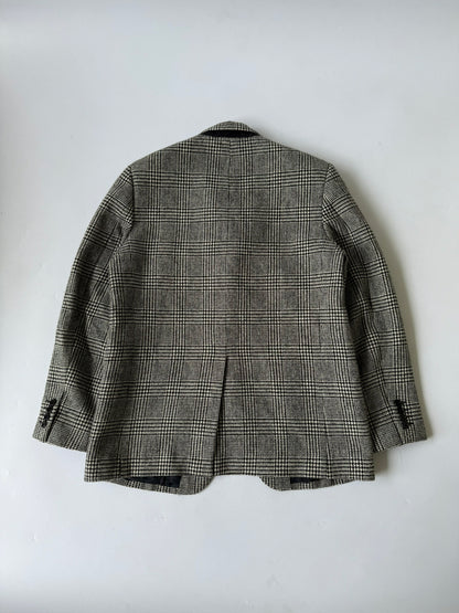 Celine Hedi Slimane F/W20 Checkered Wool Blazer