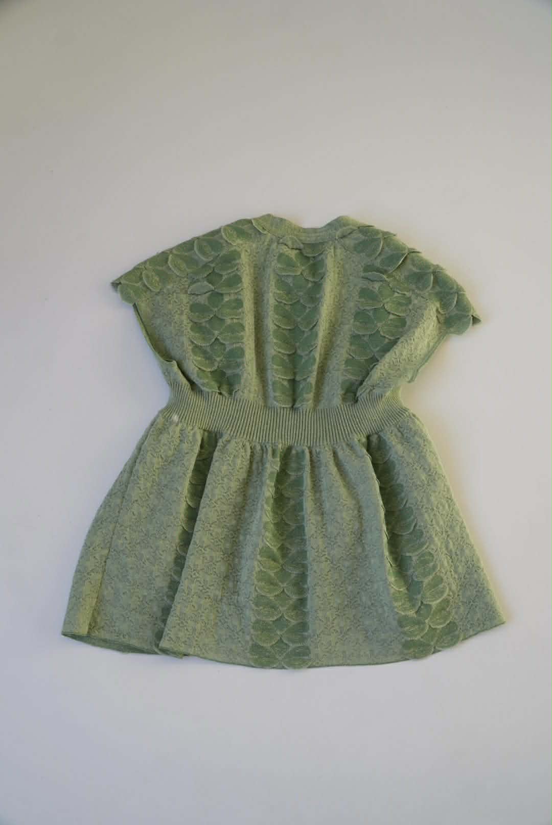 Chanel Green Lurex Knit Seoul Cruise Single Button Top