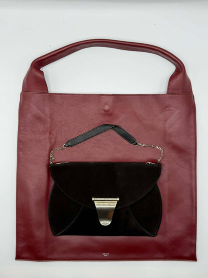 Celine Phoebe Philo-Era Double-Bag Leather Tote