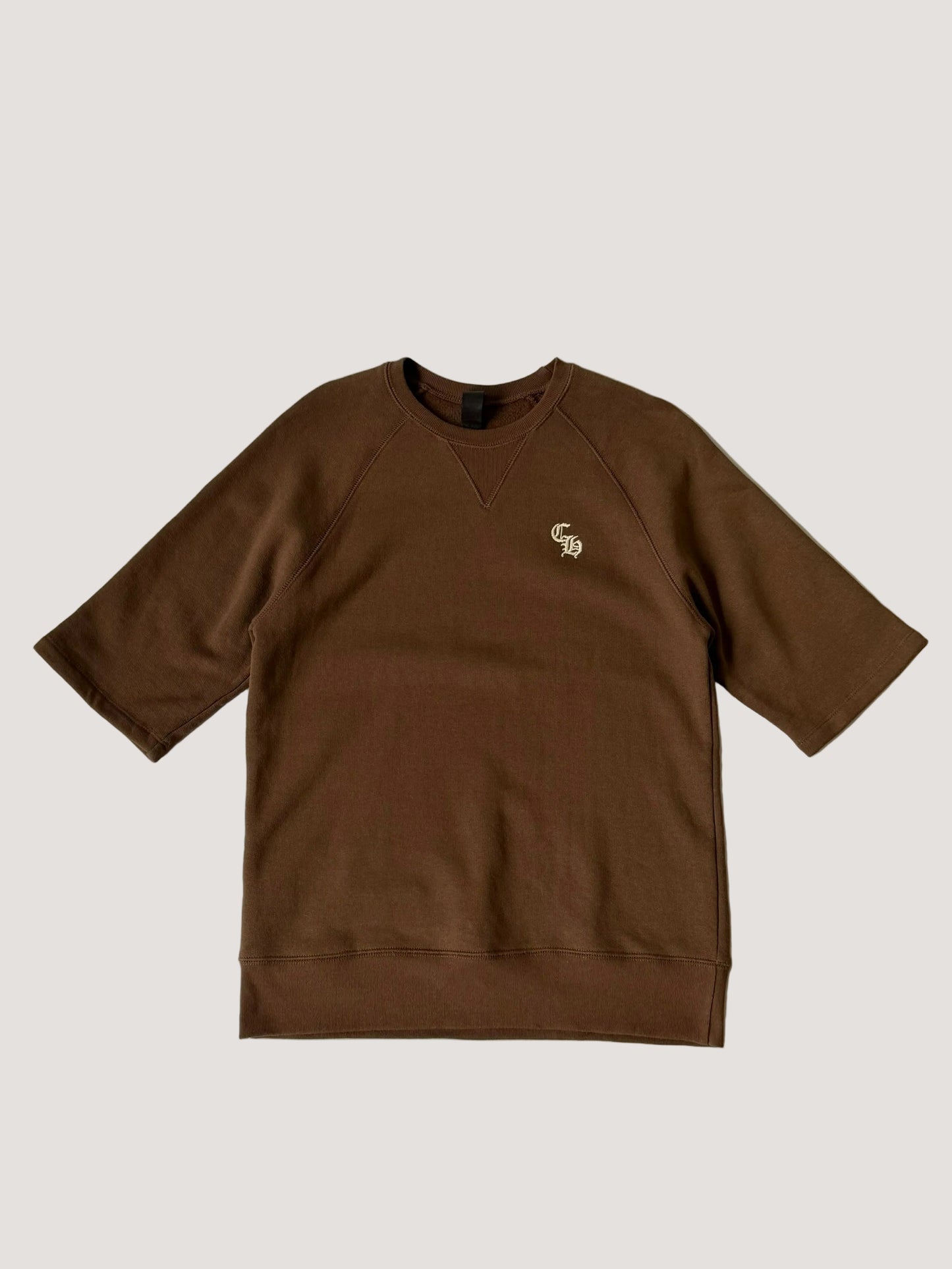 Chrome Hearts Short Sleeve Y Not Slo Ride Embroidered Shirt