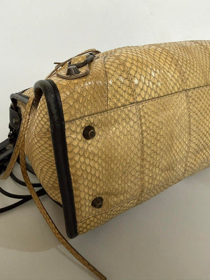 2000’s Balenciaga Python Skin Classic City Medium