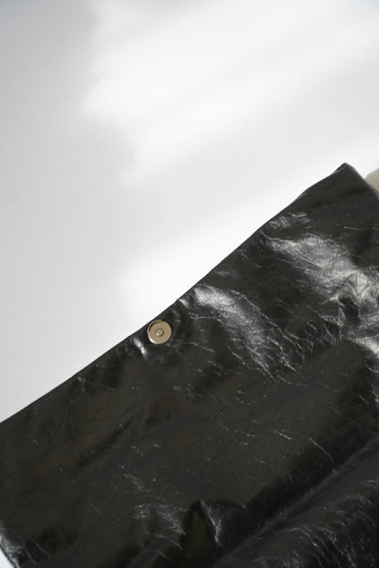 Balenciaga Creased Leather Monaco Chain-Strap Shoulder Bag