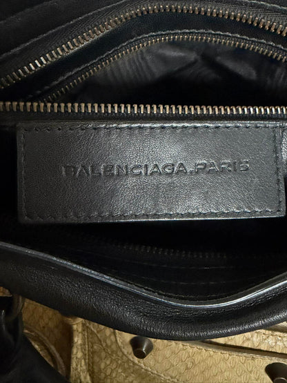 2000’s Balenciaga Python Skin Classic City Medium