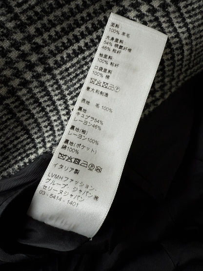 Celine Hedi Slimane F/W20 Checkered Wool Blazer