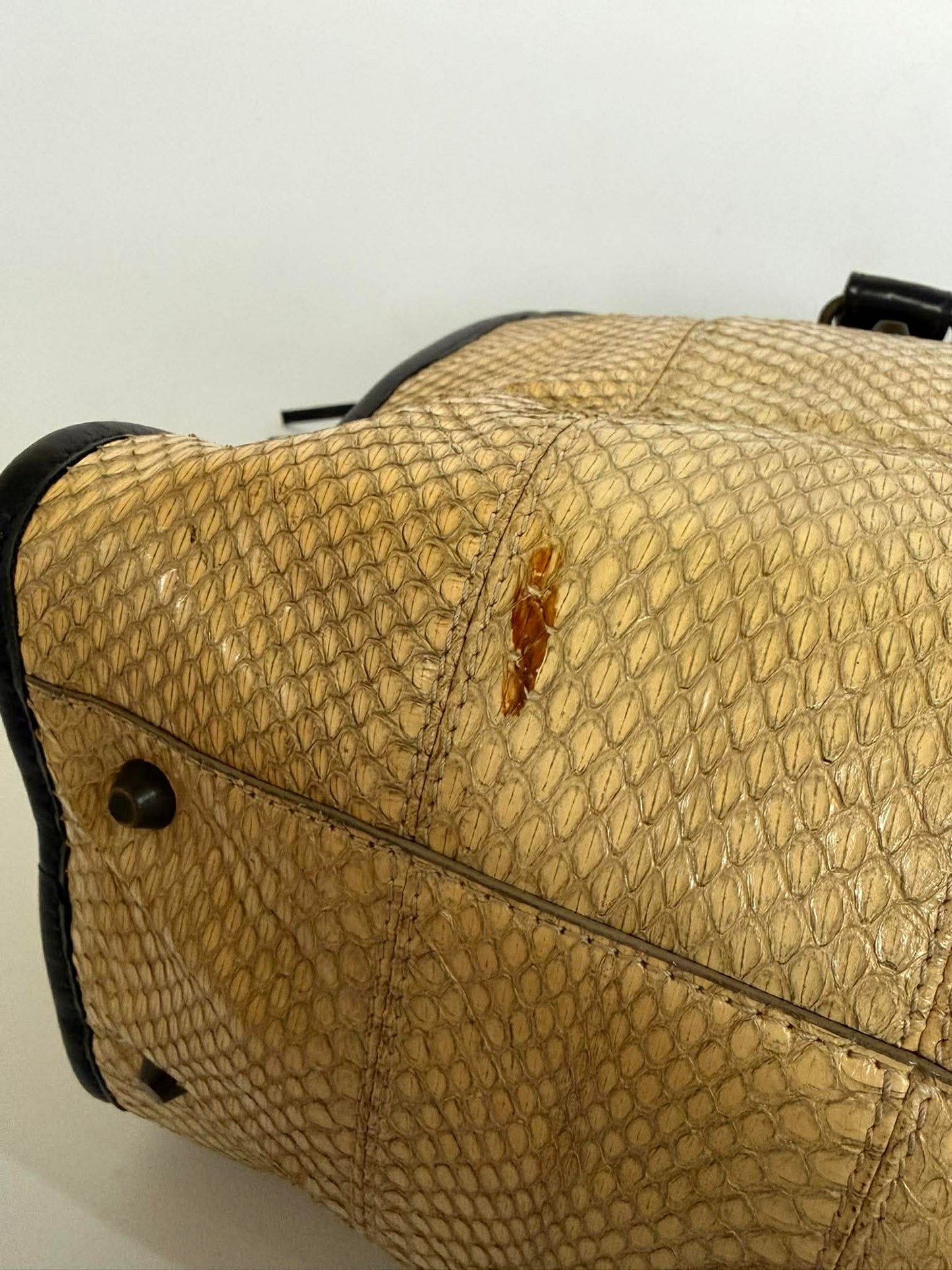 2000’s Balenciaga Python Skin Classic City Medium