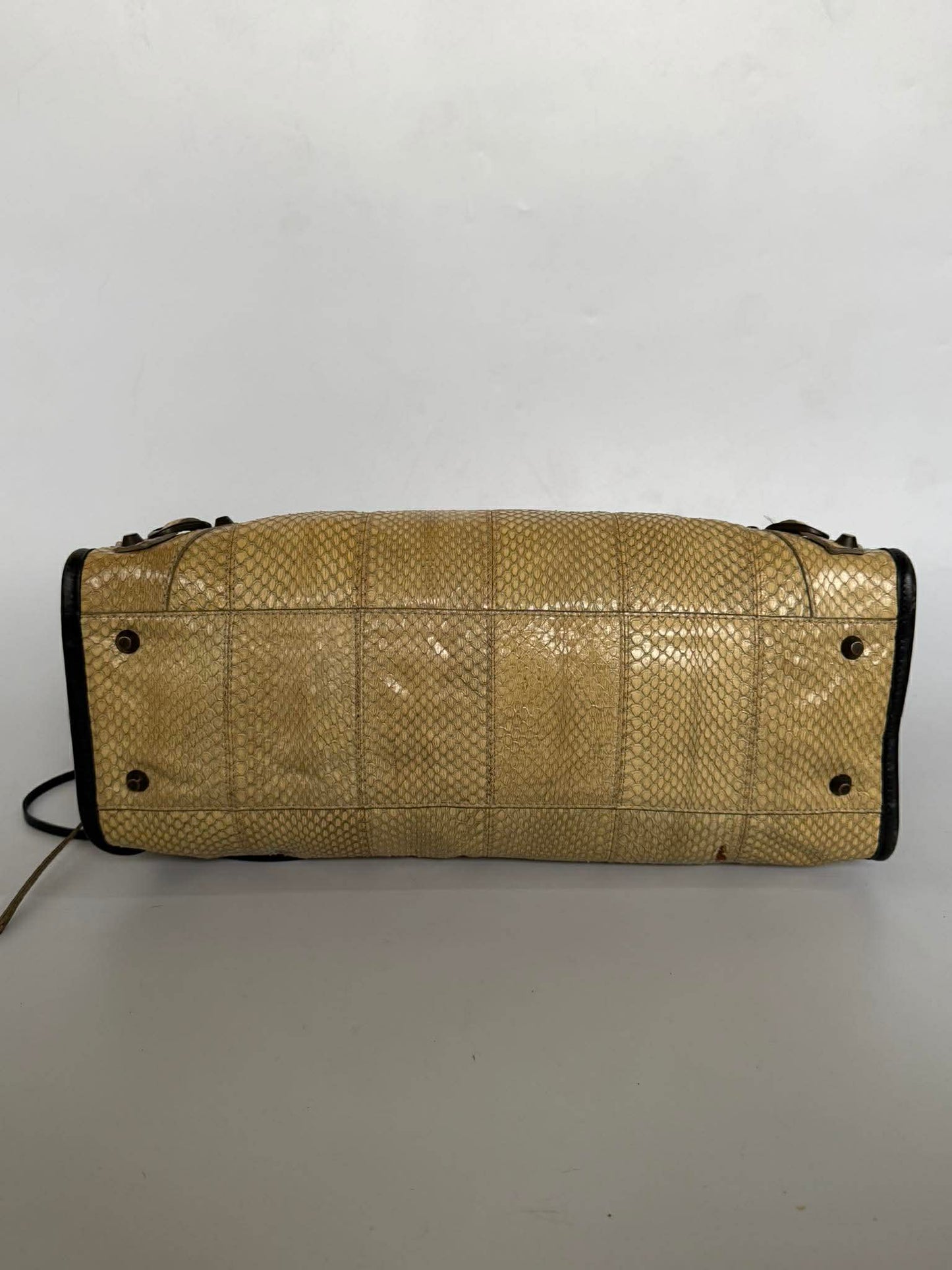 2000’s Balenciaga Python Skin Classic City Medium