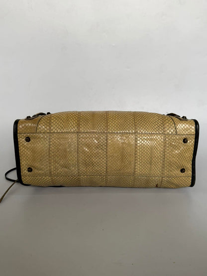 2000’s Balenciaga Python Skin Classic City Medium