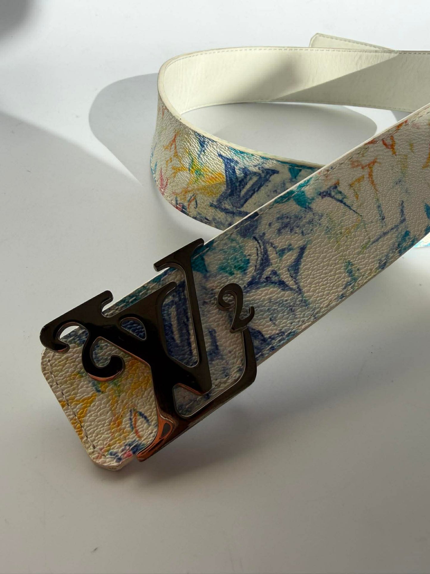 Louis Vuitton Santur LV Shape Monogram Pastel Colors Belt