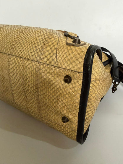 2000’s Balenciaga Python Skin Classic City Medium