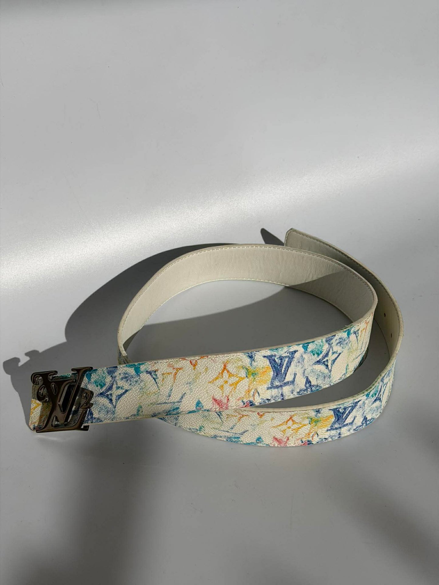 Louis Vuitton Santur LV Shape Monogram Pastel Colors Belt