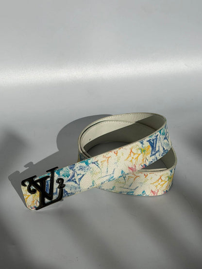 Louis Vuitton Santur LV Shape Monogram Pastel Colors Belt