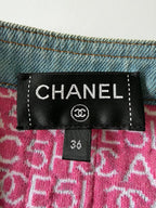 Chanel 20P Double Face Quilted Denim Jacket