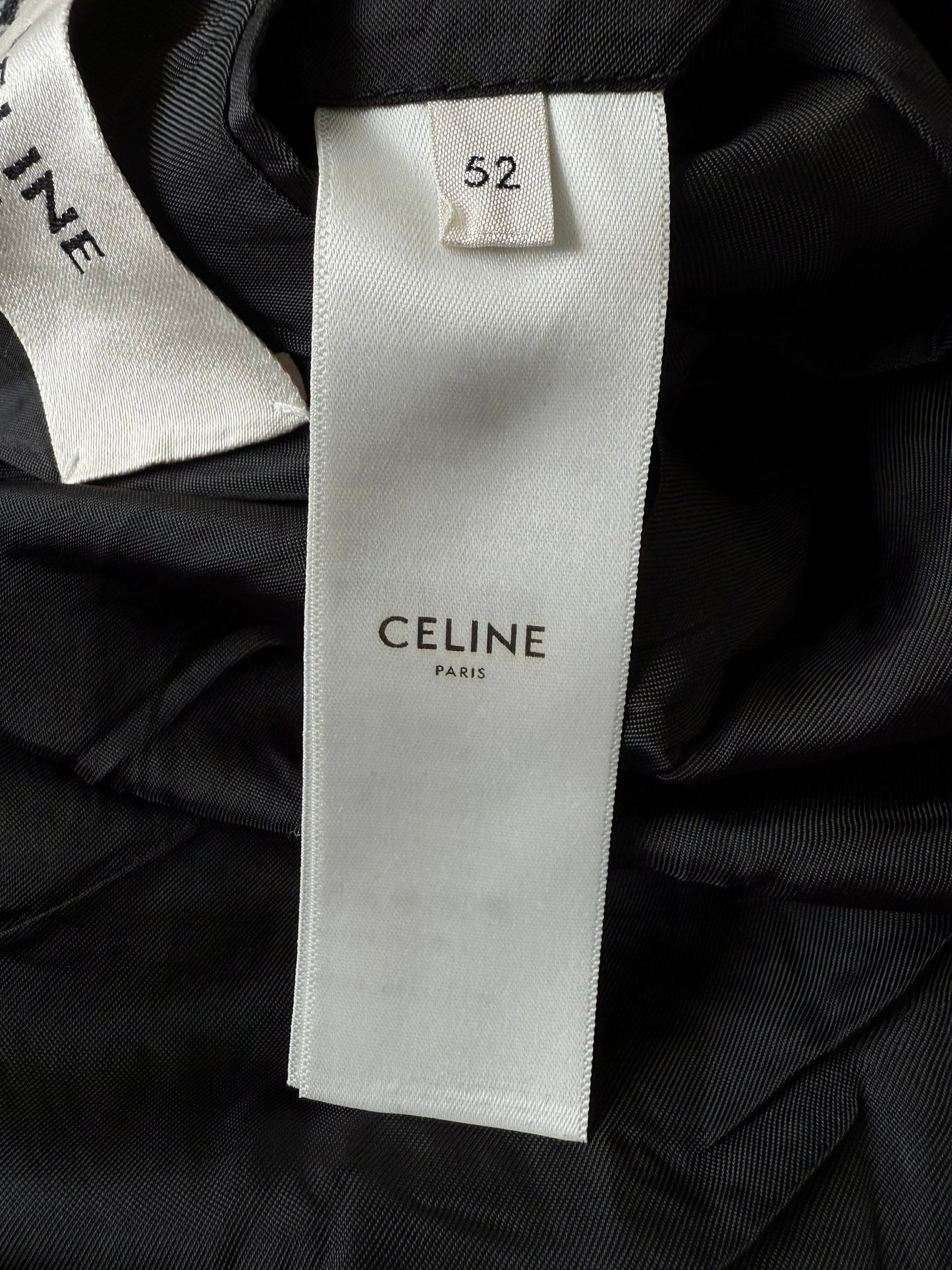 Celine Hedi Slimane F/W20 Checkered Wool Blazer