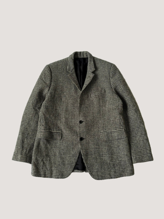 Celine Hedi Slimane F/W20 Checkered Wool Blazer