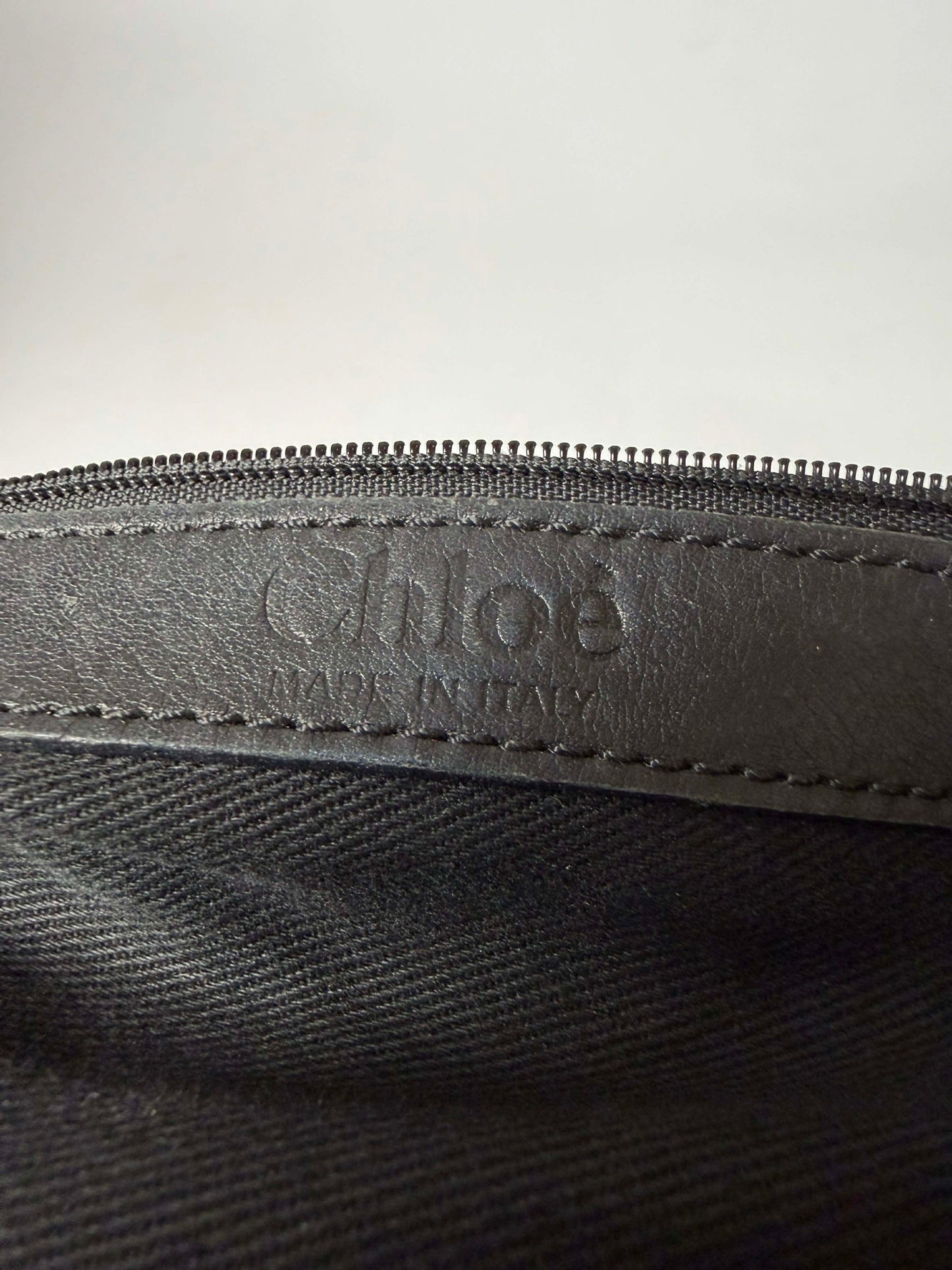 Chloe Black Python Silverado Satchel Bag