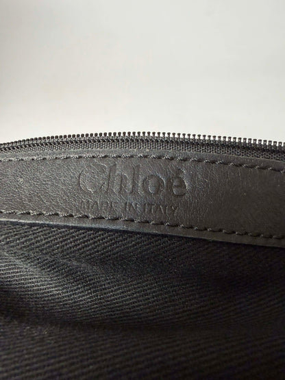 Chloe Black Python Silverado Satchel Bag