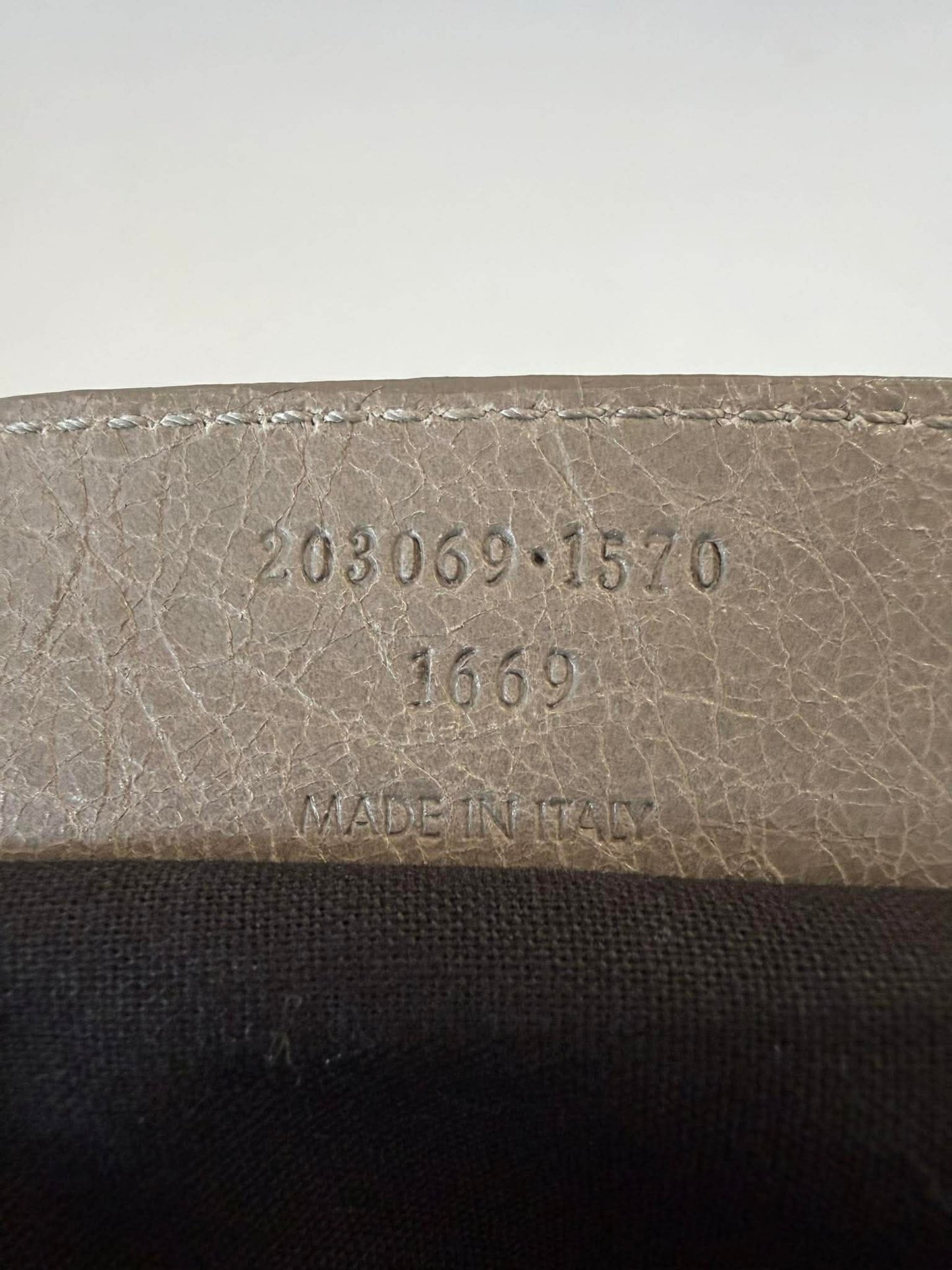 Balenciaga Gray Giant 21 Silver Pompon Bag