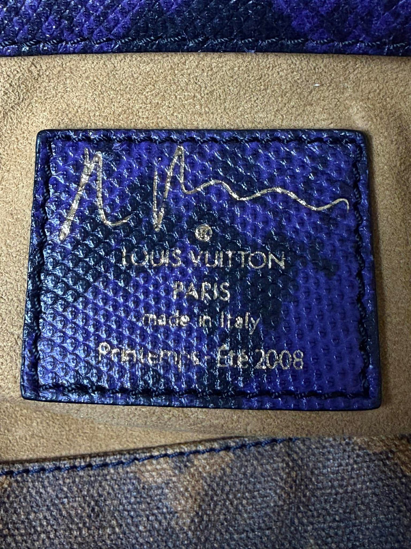 Louis Vuitton Richards Prince L.E Heartbreak Jokes Tote Bag