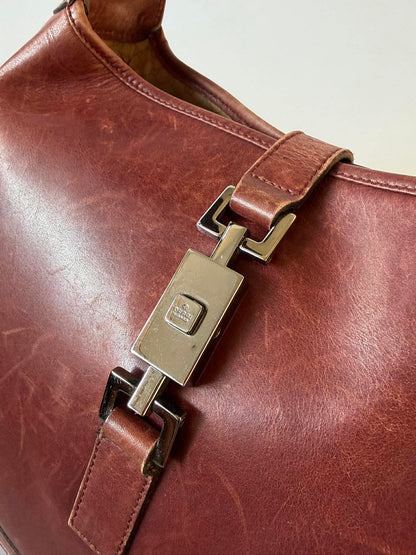 Gucci Maroon Jackie Handbag