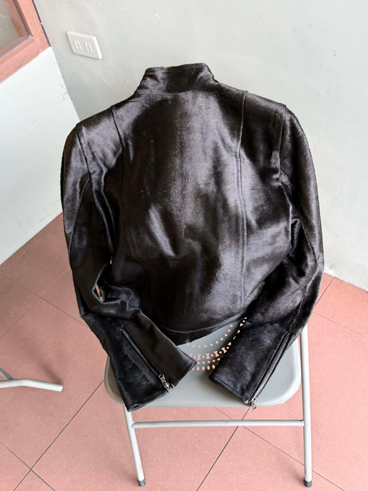 Gucci by Tom Ford Pony Hair Leather Jacket