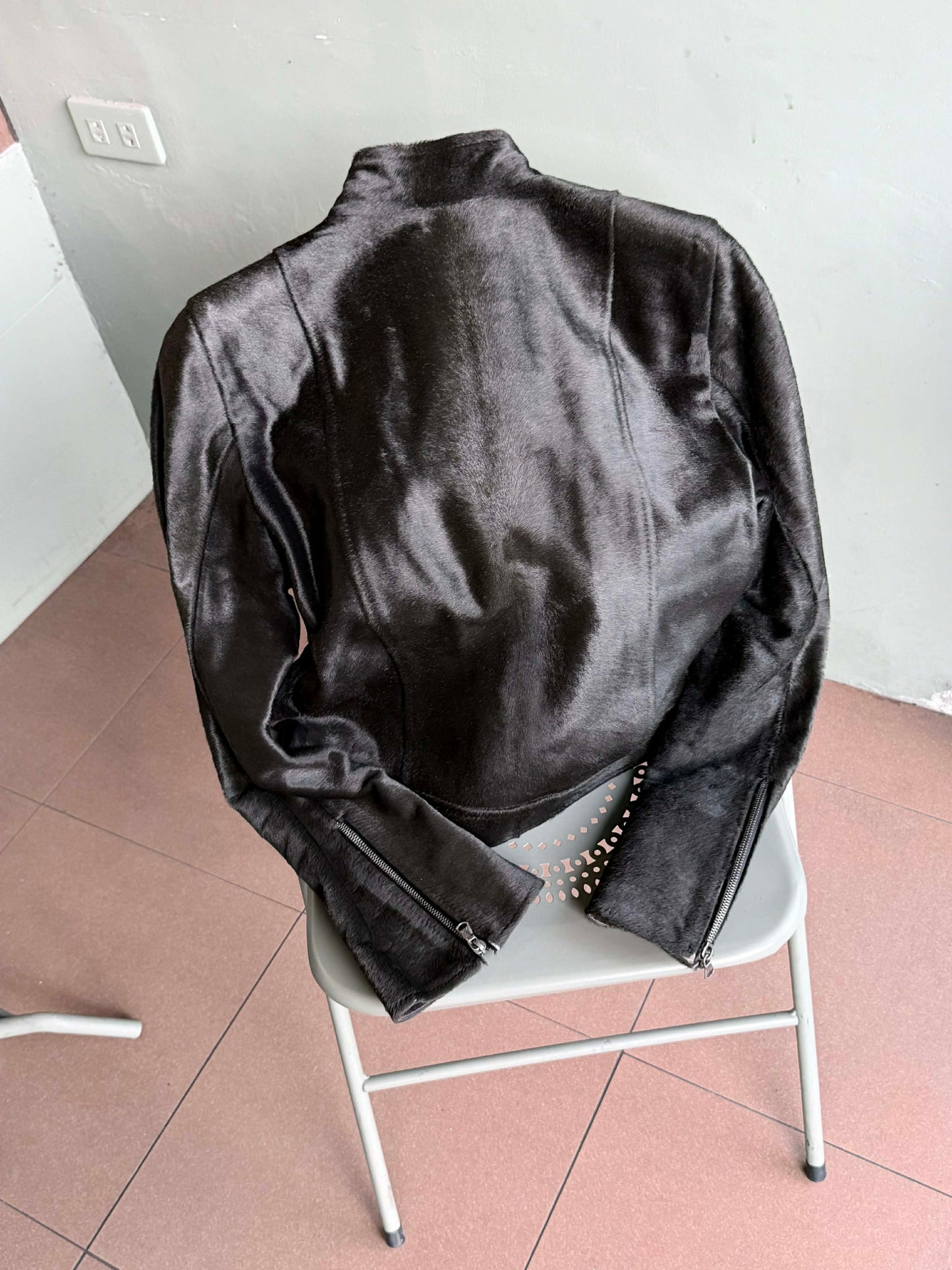 Gucci by Tom Ford Pony Hair Leather Jacket