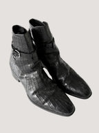 Saint Laurent by Hedi Slimane Crocodile Jodhpur Boots