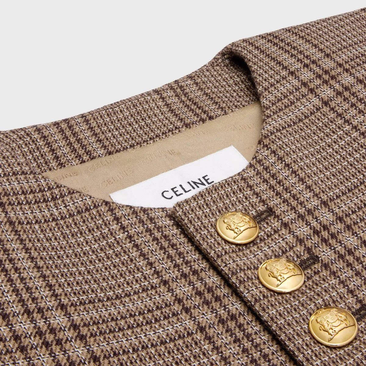 Celine Wales Wool Chelsea Jacket