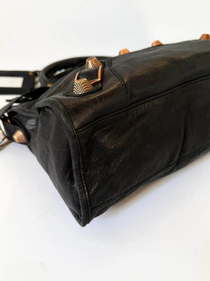 2000’s Balenciaga Black Giant 21 Bronze City Bag