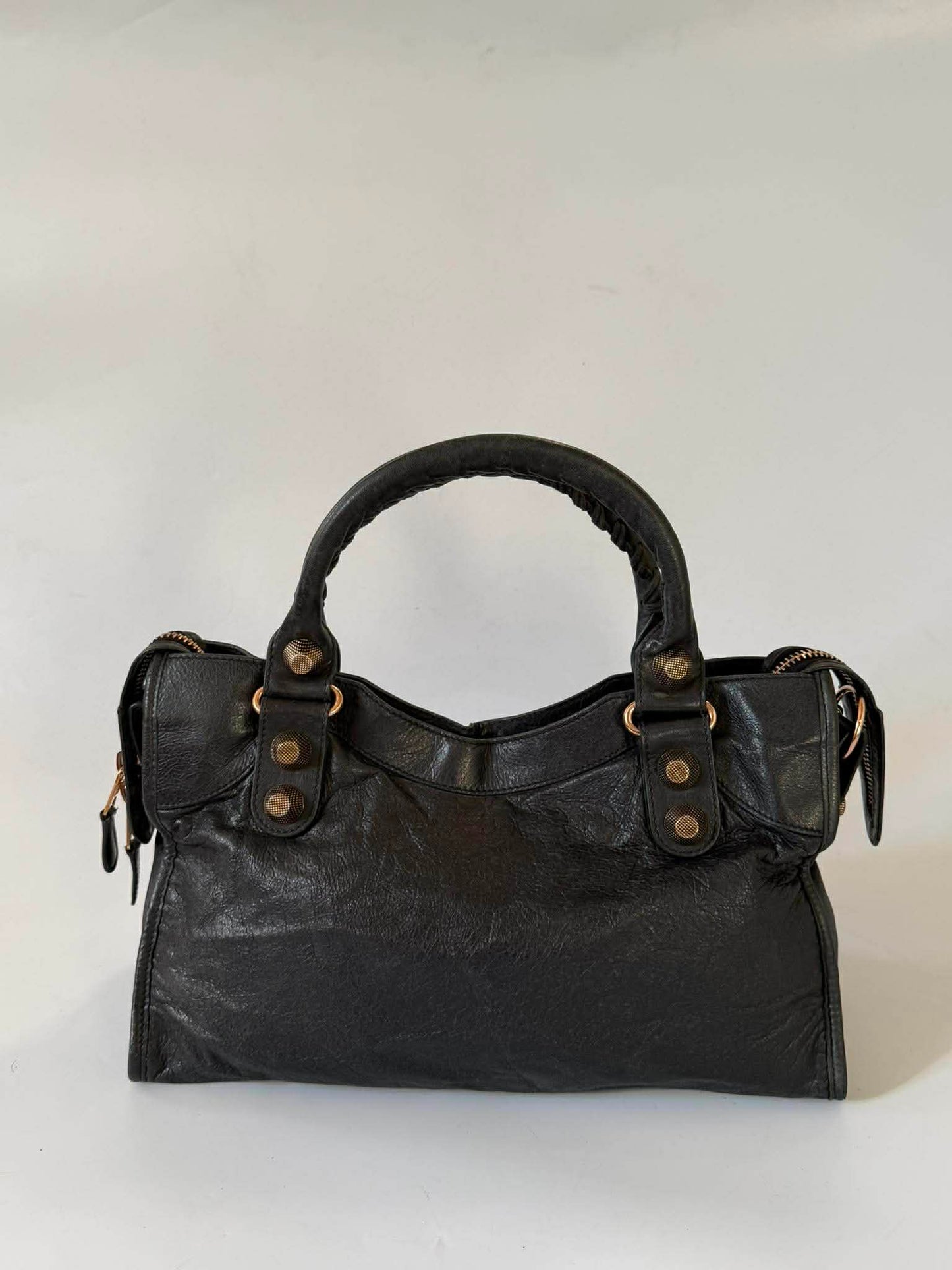 2000’s Balenciaga Black Giant 21 Bronze City Bag