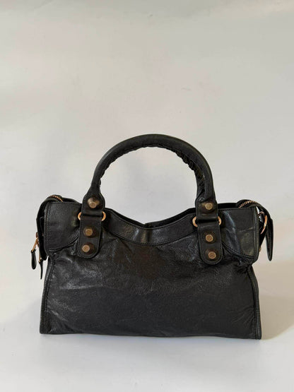 2000’s Balenciaga Black Giant 21 Bronze City Bag
