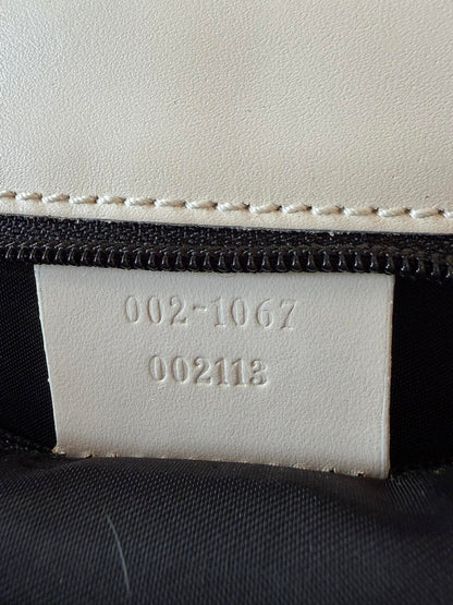 Gucci Jackie Bardot Canvas Shoulder Bag