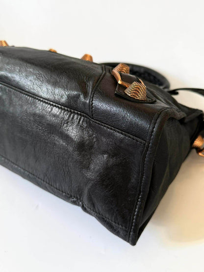 2000’s Balenciaga Black Giant 21 Bronze City Bag