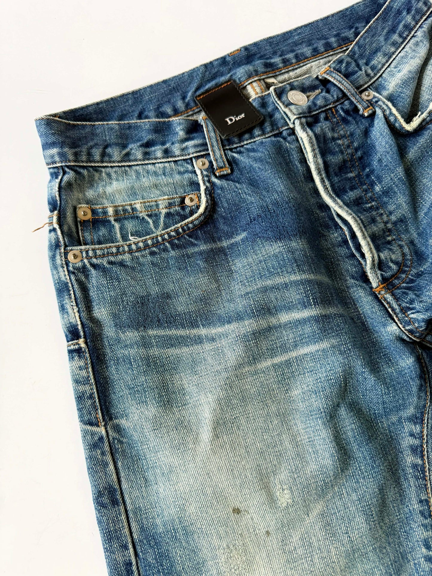 Dior Homme by Hedi slimane Distressed Jeans