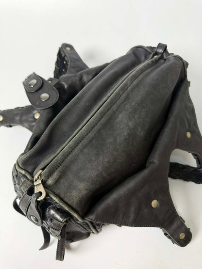 Chloe Black Python Silverado Satchel Bag