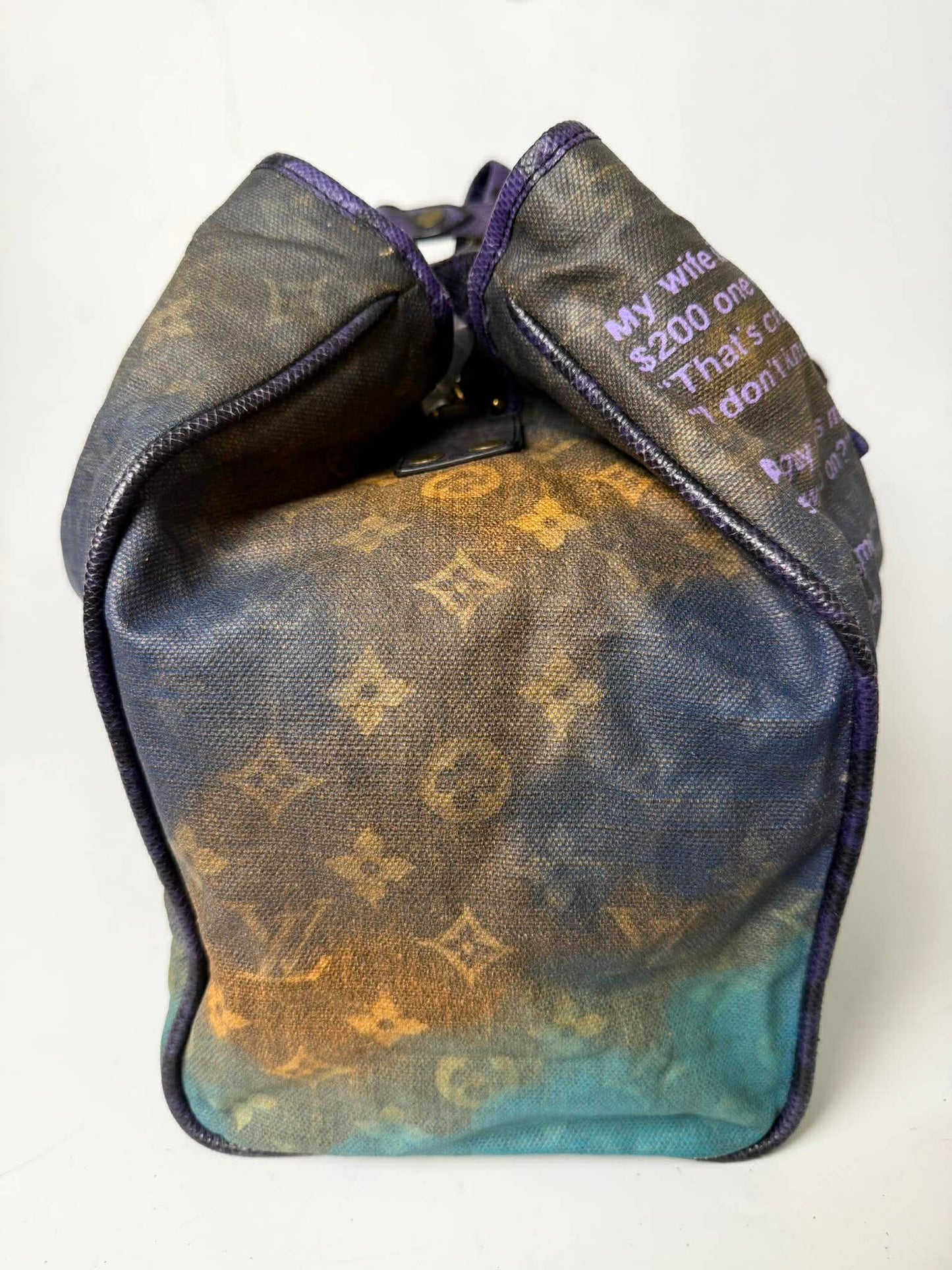 Louis Vuitton Richards Prince L.E Heartbreak Jokes Tote Bag