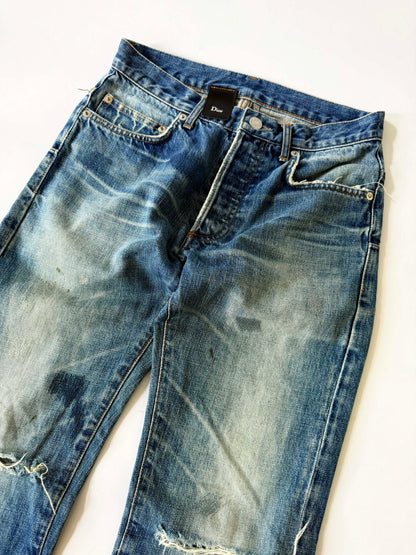 Dior Homme by Hedi slimane Distressed Jeans