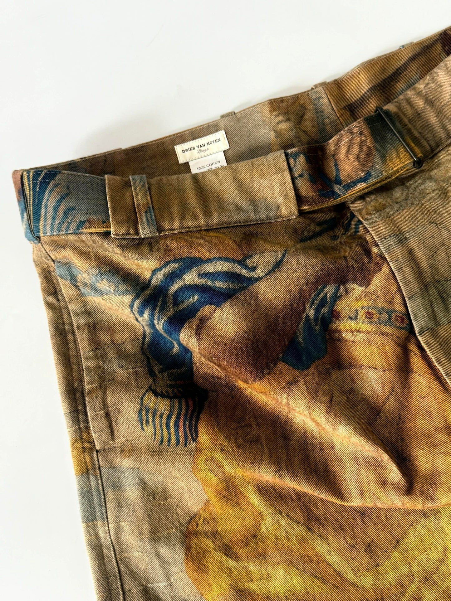 Dries Van Noten Pastoral Tapestry Print Shorts