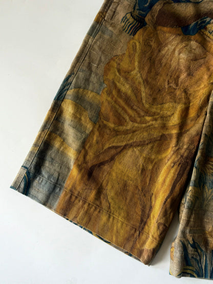 Dries Van Noten Pastoral Tapestry Print Shorts