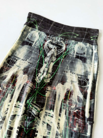 Jean Paul Gaultier Squeletor-Print Sweatpants Printed