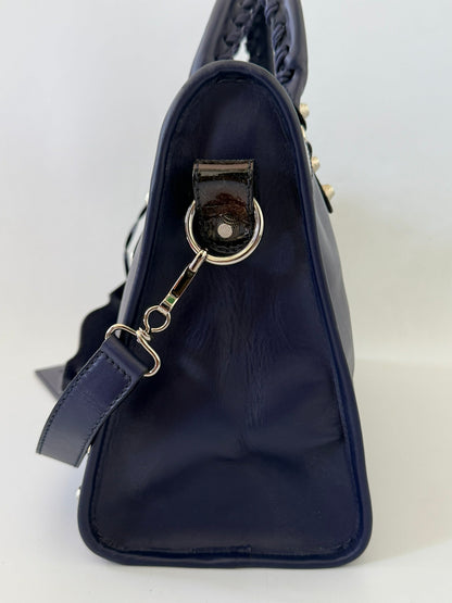 2000’s Balenciaga Purple Motorcycle City Bag