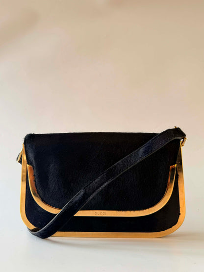 Vintage Gucci Ponyhair Shoulder Bag