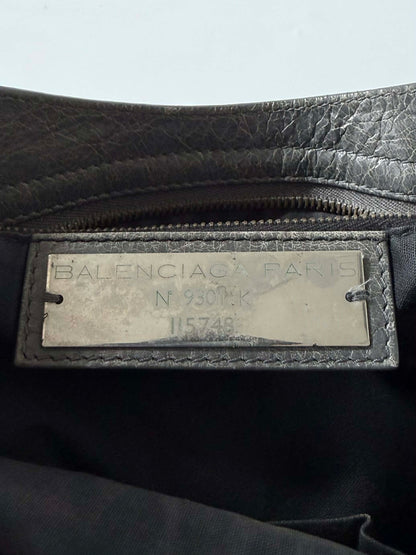 Balenciaga Gris Tarmac Motorcycle City Bag