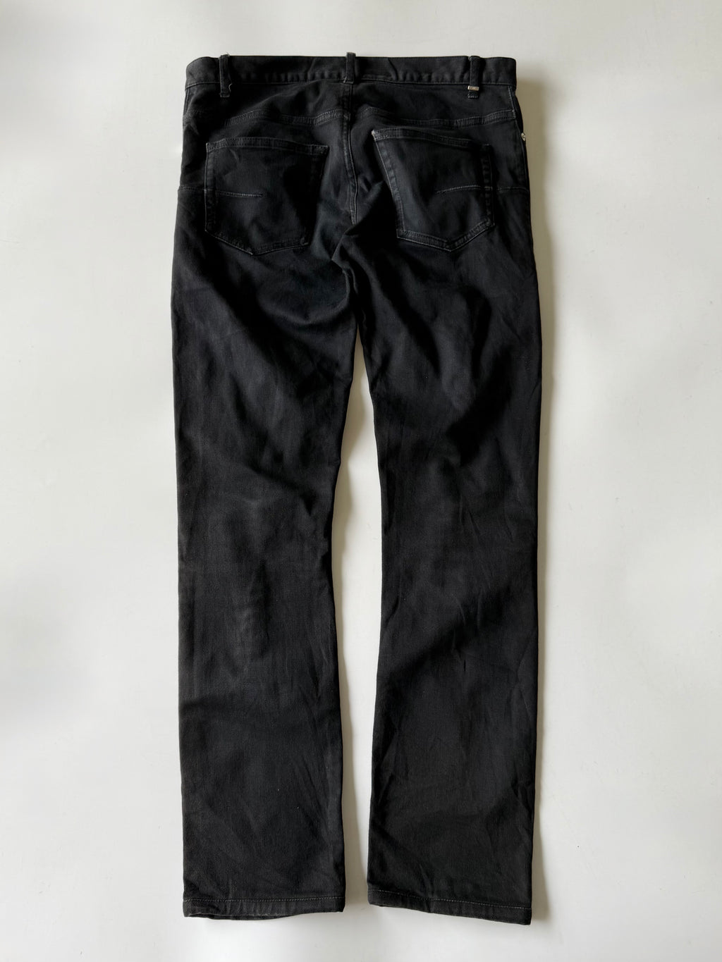 Dior Homme Autumn 2014 Crash Distressed Black Denim