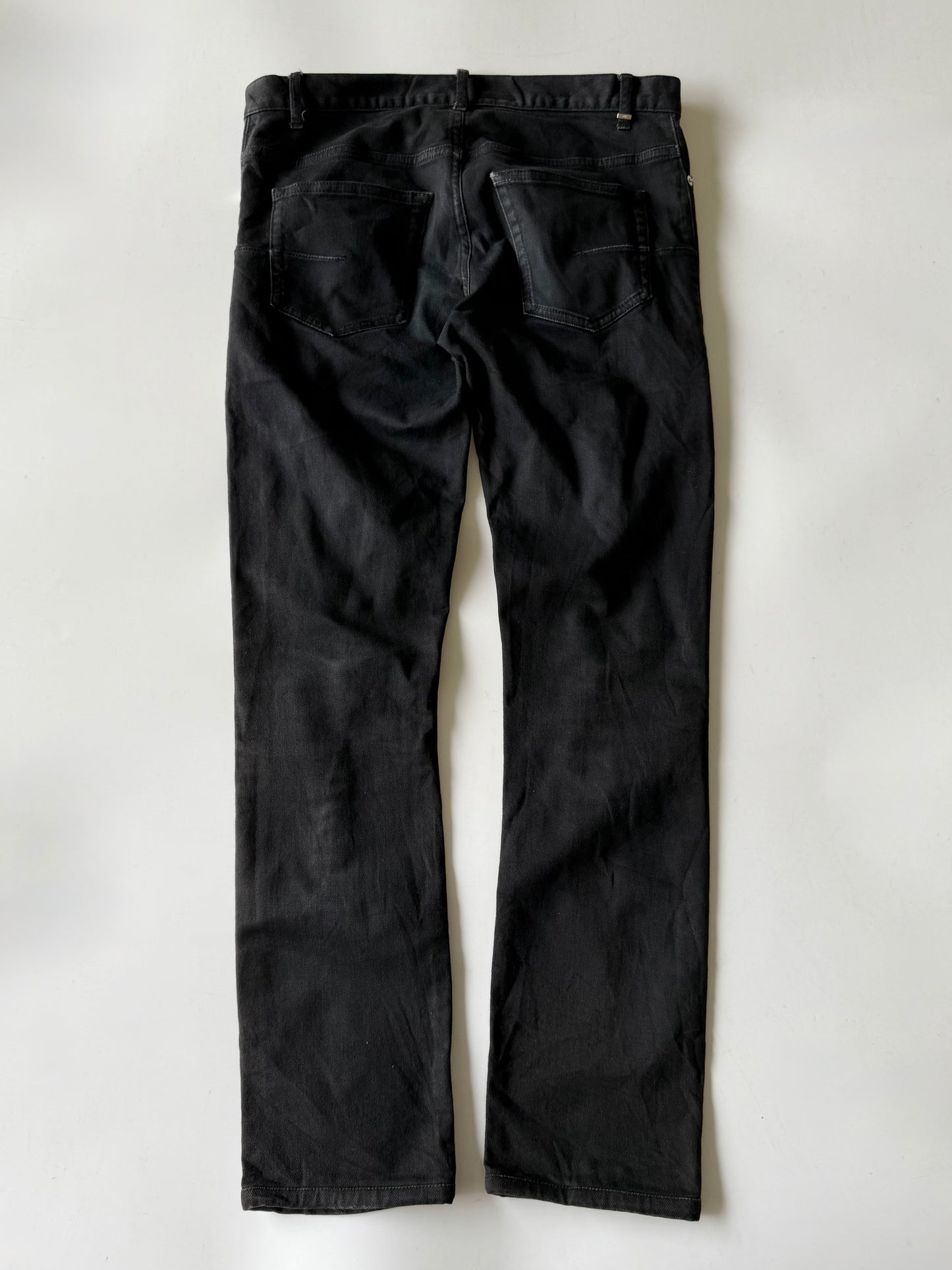 Dior Homme Autumn 2014 Crash Distressed Black Denim