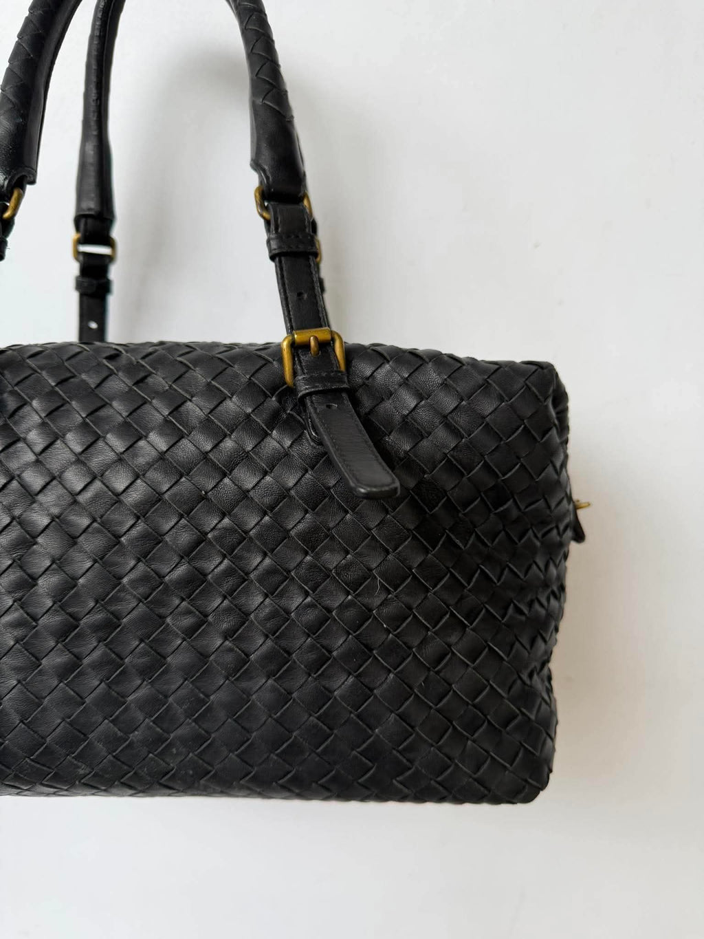 Bottega Veneta Intrecciato Woven Montaigne Satchel Bag